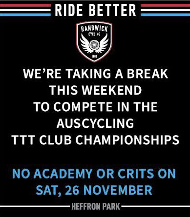 RANDWICK CYCLING tweet media