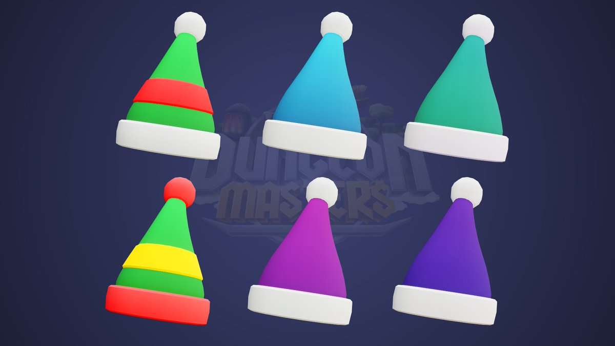 Cyfleet's tweet photo. Made some new accessories to be added in with the Dungeon Masters! Xmas event

#Roblox #RobloxDev https://t.co/w3uMgv1sVH