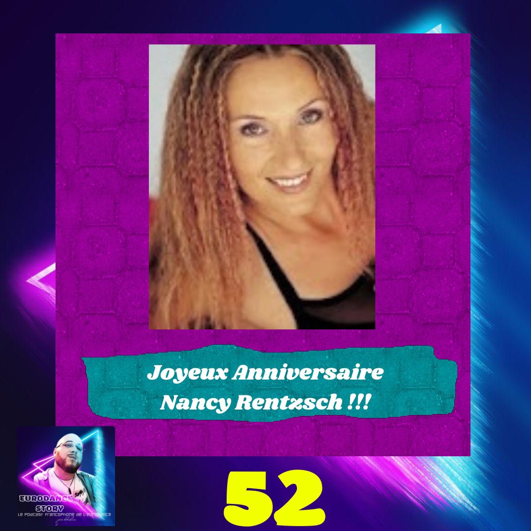 Eurodance_Story's tweet photo. Joyeux Anniversaire Nancy Rentzsch qui fête aujourd’hui ses 52 ans! 🥳🥳😘 Quel est votre titre préféré de sa discographie? #birthday #eurodance #nancyrentzsch #nancybaumann #enflame #3omatic #djbobo https://t.co/wij3YnGJqE