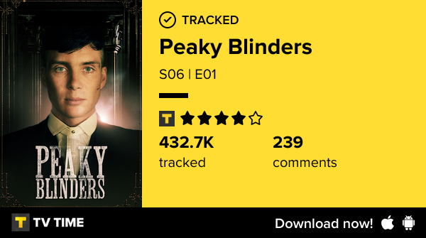 fabybrnd's tweet photo. Ho appena guardato episodio S06 | E01 di Peaky Blinders! #peakyblinders   https://t.co/HFYu7SHWCd #tvtime https://t.co/NiUaHxIqHT