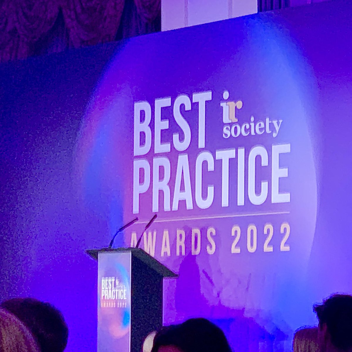 IRconnectTweet's tweet photo. Another fun event. Particularly enjoyed the after dinner speaker’s spot-on critique. I will never be able to say Deutsche Bank Depository Receipts again without thinking of … Thanks @IRSocietyUK https://t.co/jXQNO5yNrY