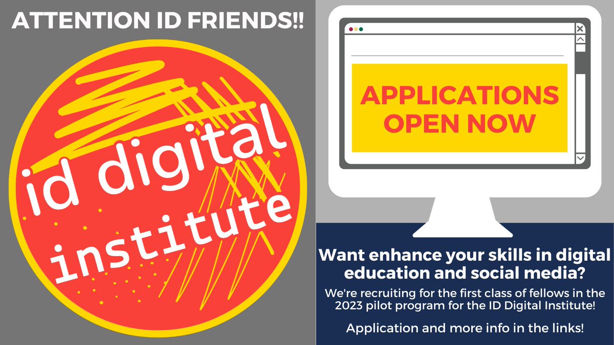 Hey #IDTwitter, Are you interested in #Digital #MedEd? The ID Digital Institute is taking applications! Whether you are a resident, fellow or attending, we want you to be the future of ID #OnlineMedEd. Read more here: sarawinndong.notion.site/sarawinndong/I… Apply here: forms.gle/vo9SUGTkAmx3Ke…