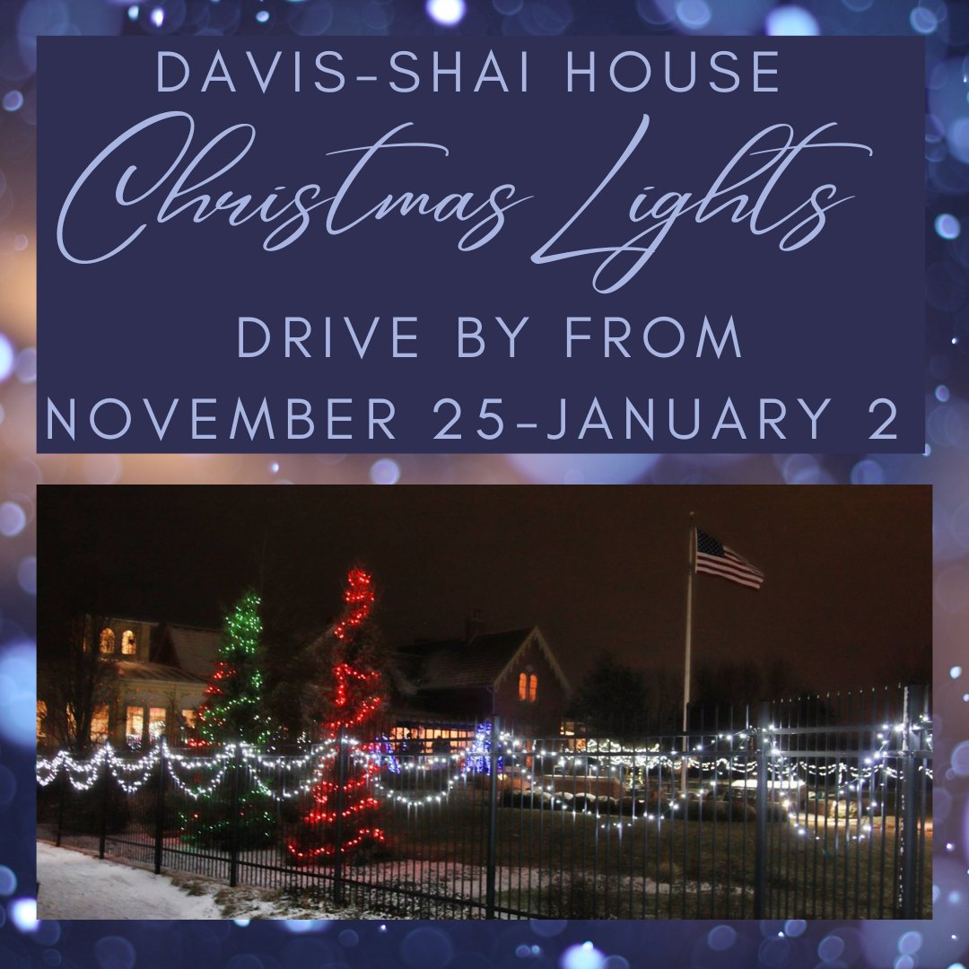 View the Victorian house and grounds decorated with Christmas lights from the comfort of your vehicle! Free, behind the Heath Wal-Mart!