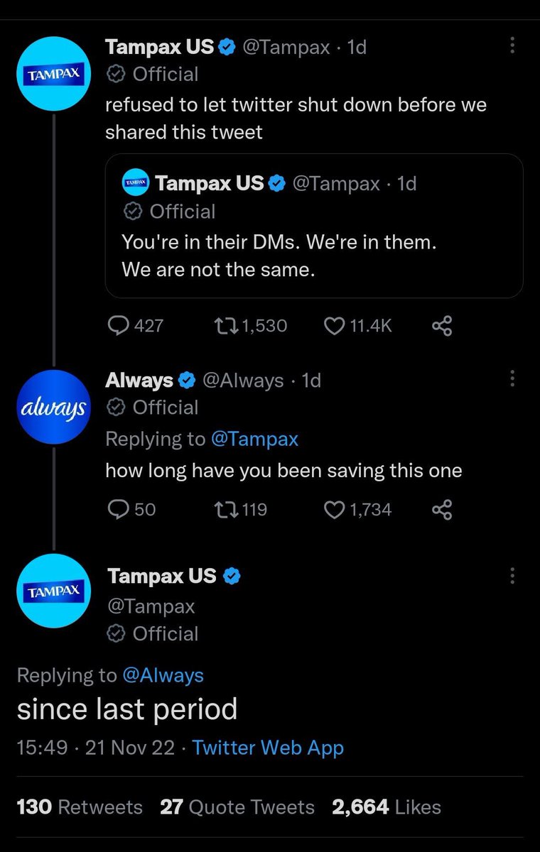 HennieInglis's tweet photo. @Tampax And Ladies, @Always thought this rapey tweet was funny, too. You know where not to shop. https://t.co/TSsvSlks5D