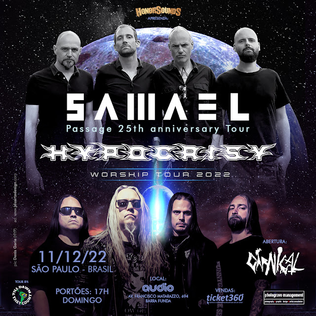 Fenômeno da internet, Carniçal fará abertura dos shows do Hypocrisy e Samael em São Paulo

Banda de metal extremo de Nova Odessa ganhou destaque nas redes sociais por sua música e carisma. 

buff.ly/3VeYbPC

#carniçal #hypocrisy #samael #shows #deathmetal #blackmetal