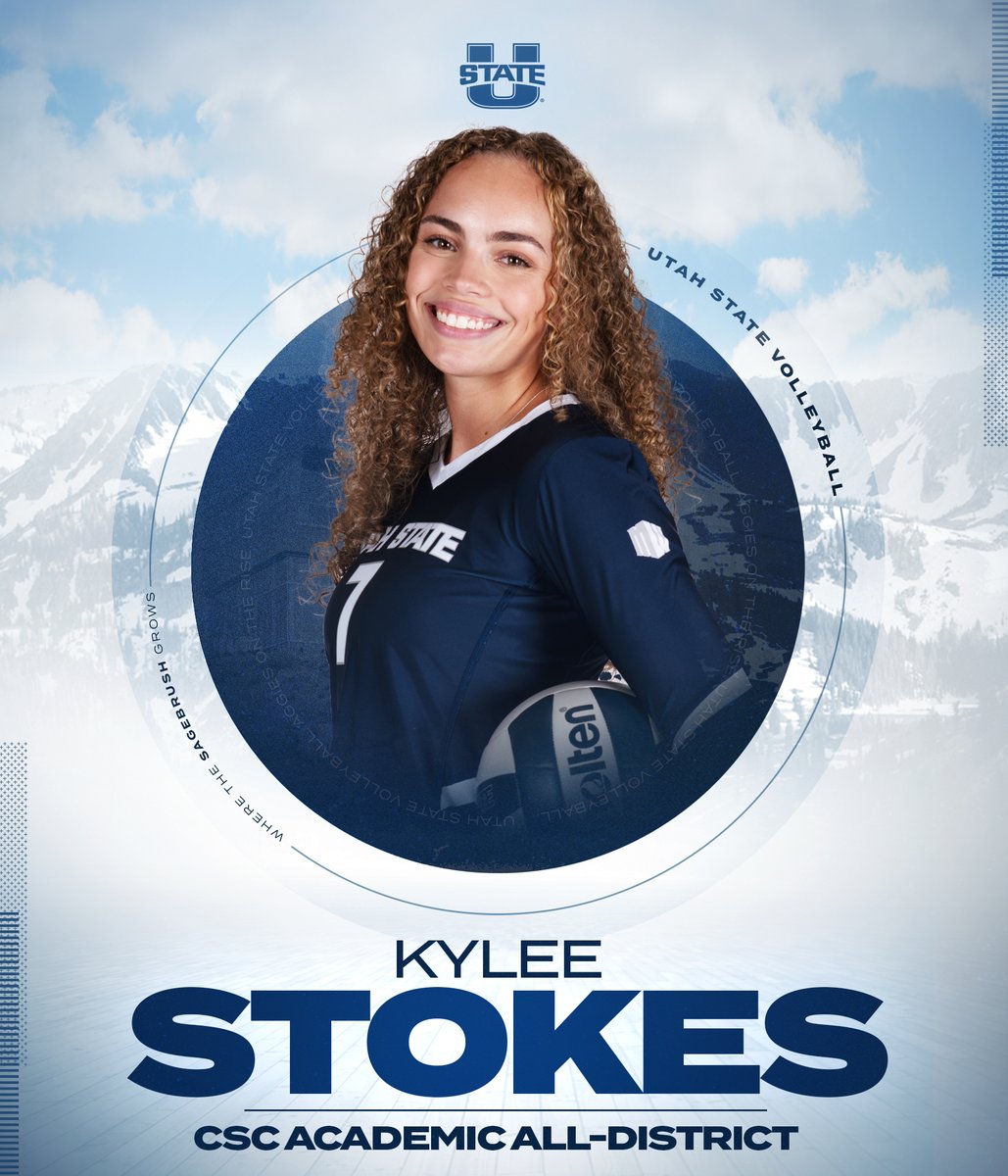 USUVolleyball's tweet photo. Getting things done on the court AND in the classroom🏐📚

Congrats, Kylee, on being named CSC Academic All-District!

🔗 https://t.co/BLOQIksnFC

#AggiesAllTheWay https://t.co/IggOiAjk7o