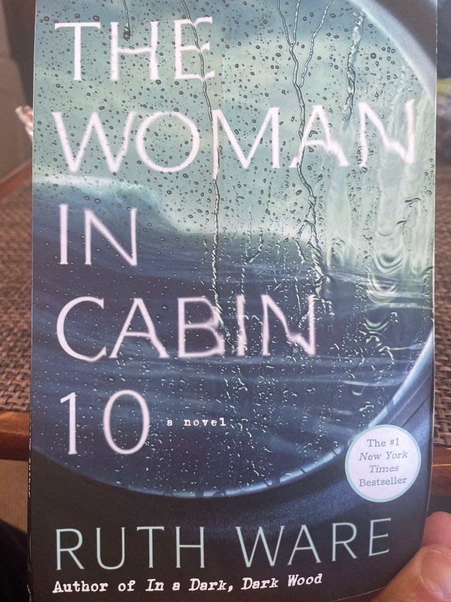 I really liked In a Dark, Dark Wood so thoroughly enjoyed reading The Women in Cabin 10 by the talented @RuthWareWriter 📖📕📚 🖋️ 
#fonzybookclub #ruthware #mystery #thriller