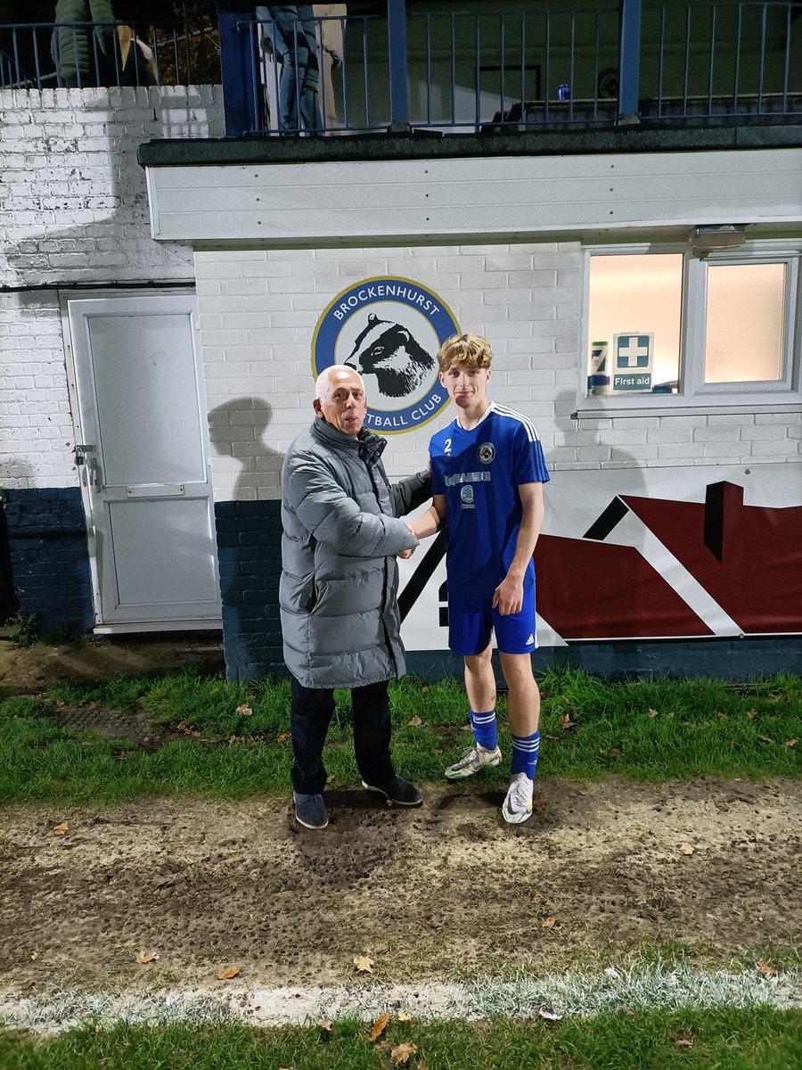 TONIGHT'S MAN OF THE MATCH

Tonight's @CarRomsey Man of the Match was <a href="/prescottalf/">Alfie Prescott</a> who is pictured with Club Chairman <a href="/chrispanayi11/">chris panayi</a>