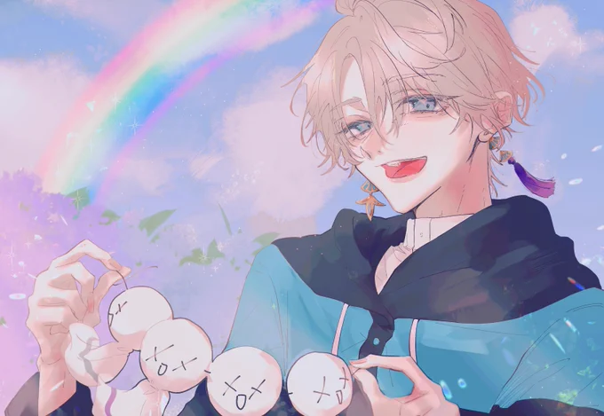#フォロワーさんの絵を自分の絵柄で描く ご協力ありがとうございました!楽しかった万年絵柄迷走人間ですが自分が描けばおのずと自分の絵柄になるのだなと謎の自信が芽生えましたたぶんいいことです。たぶん。 