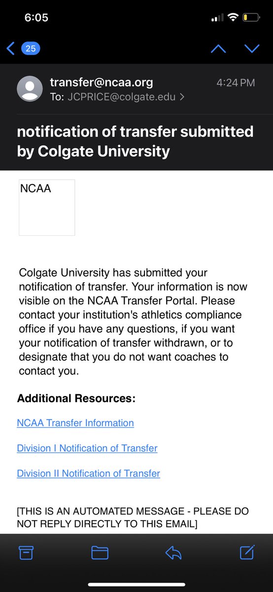jax1__'s tweet photo. Thank you Colgate University for everything these past 4 years. And thank you to the Colgate coaches who have helped me become better on and off the field. With that being said, I am officially in the transfer portal with 2 years of eligibility remaining. My recruitment is open! https://t.co/598xRt4mhF