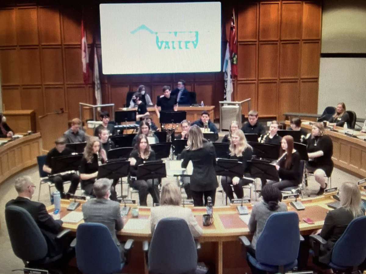 MsBechard's tweet image. Way to go @SDCISaints performing @TVDSB inaugural Meeting of the Board! Well done students! Way to shine and make us proud!