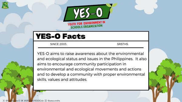 yeso_srsths's tweet photo. Hey, Batang Saytek! We’re gonna make this simple for you🤭You got two choices, YES-O YES ⁉️♻️
The Youth for Environment in Schools Organization (YES-O) promotes methods and raises awareness to protect our Mother Earth. Our goal is to maintain a clean, safe &amp; healthy environment. https://t.co/j7goDXVHGa