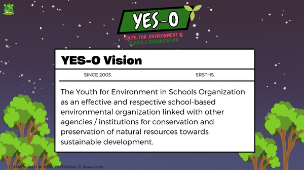 yeso_srsths's tweet photo. Hey, Batang Saytek! We’re gonna make this simple for you🤭You got two choices, YES-O YES ⁉️♻️
The Youth for Environment in Schools Organization (YES-O) promotes methods and raises awareness to protect our Mother Earth. Our goal is to maintain a clean, safe &amp; healthy environment. https://t.co/j7goDXVHGa