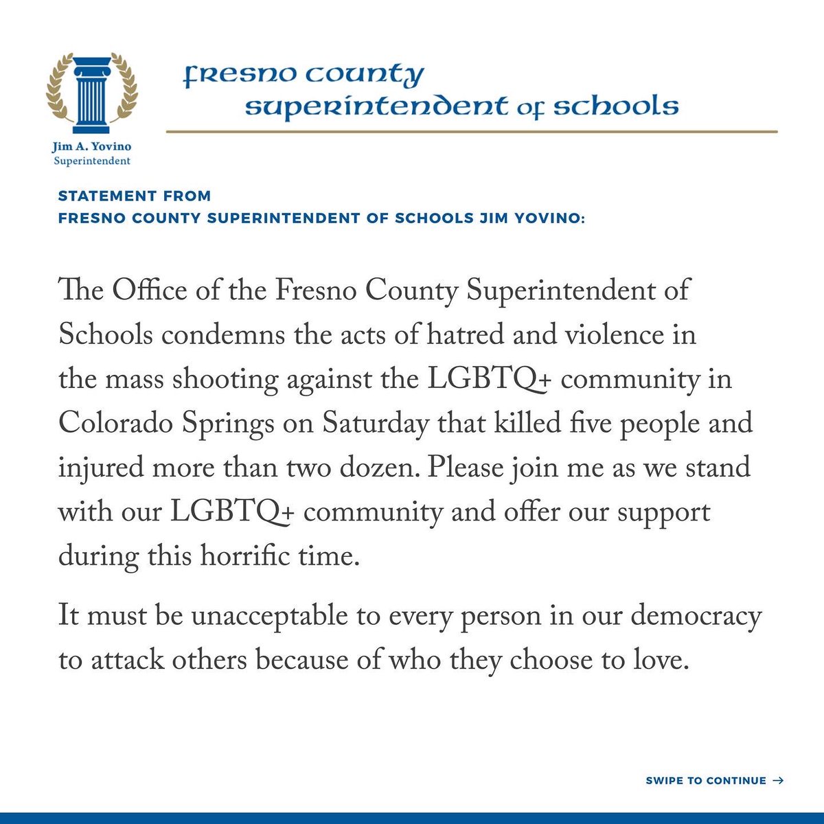 Fresno County Superintendent of Schools tweet media