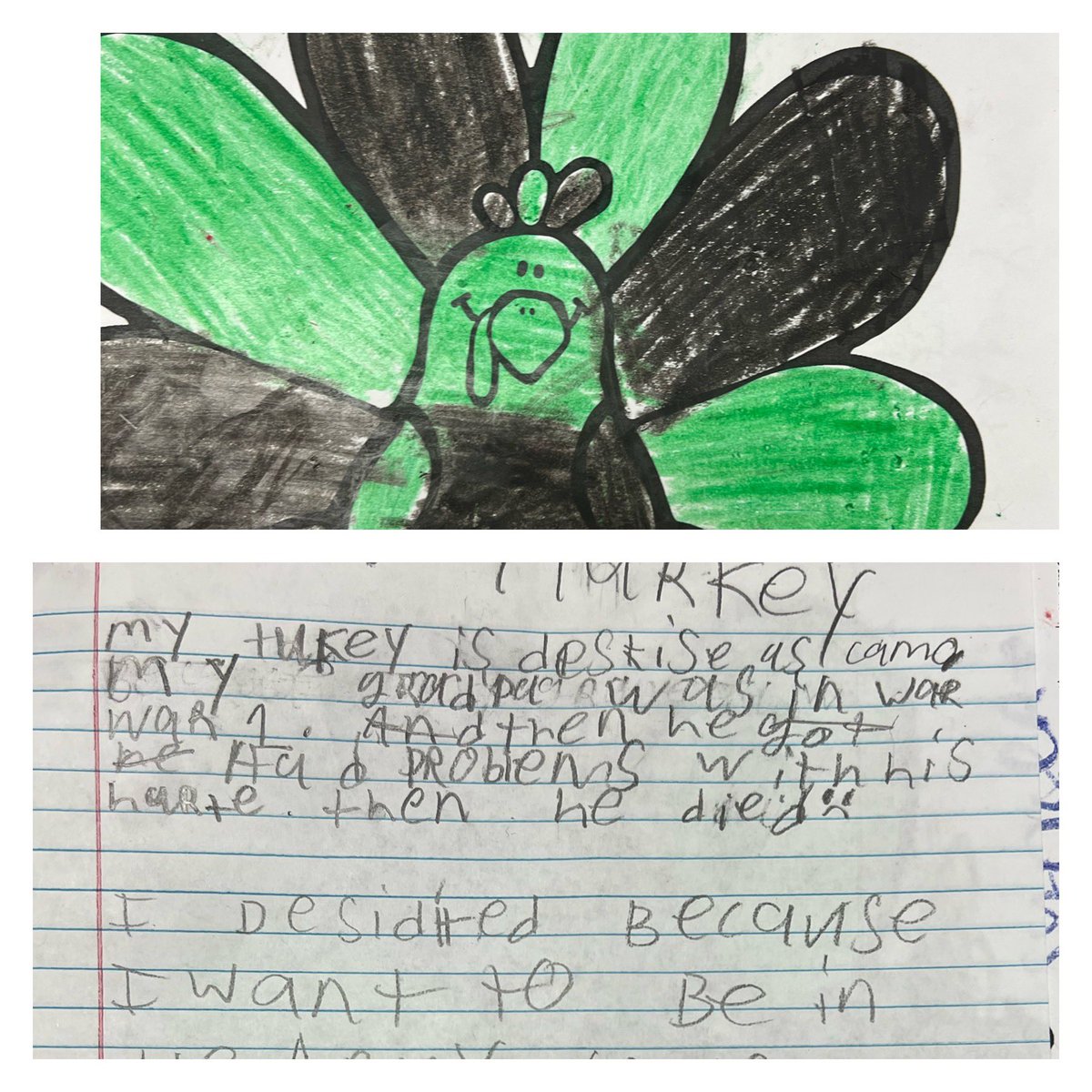 csg0623's tweet image. Who said 5th graders cant have fun on the last Full Day before Thanksgiving!!!! Disguise the Turkey to save them from the Thanksgiving Table!! We have Camp, a flag, a cow, a Cuban and Spanish Flag!! Happy Turkey Day!!!