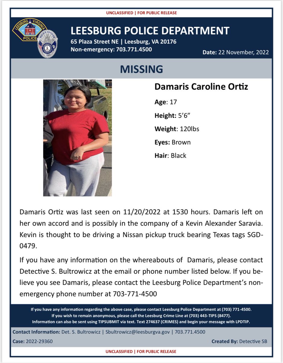 Leesburg Police, VA on Twitter "Leesburg Police Department seeks the