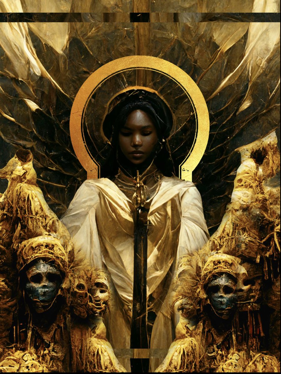 Hidaris's tweet photo. The Empress by Alexis Tsegba https://t.co/9BUHodiq6E