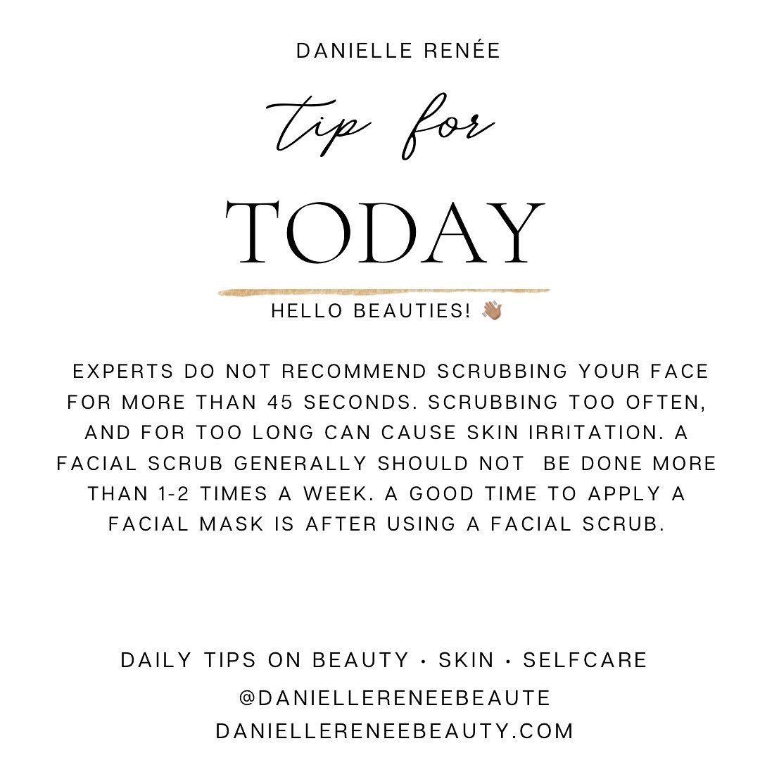 dani_dials's tweet image. Too a much scrubbing can make breakouts worse. #tipoftheday #beautytips #skintips