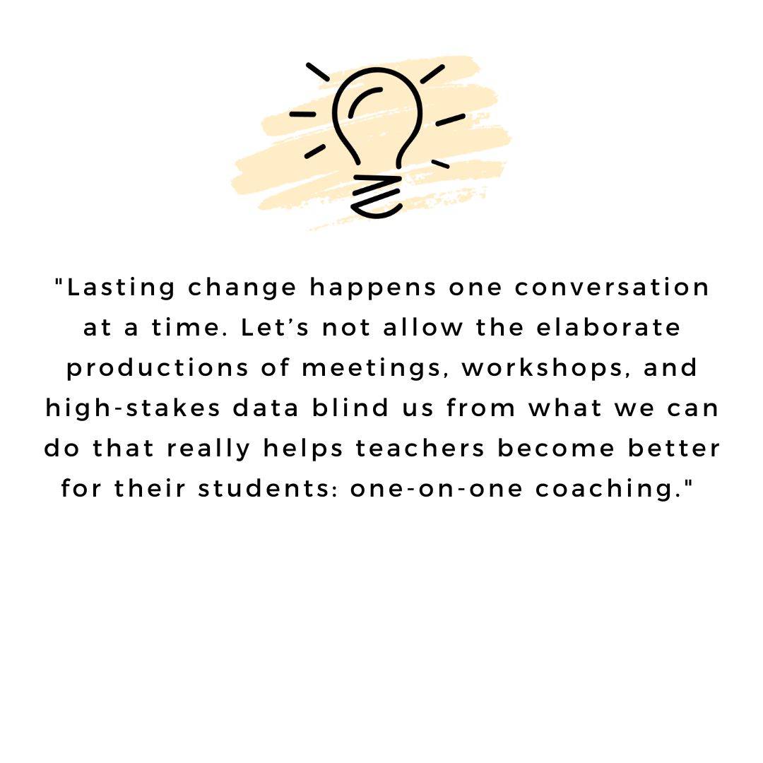 MsKRayCameron's tweet photo. Just reread "The Coaching Cycle: The Link Between Coaching and Student Achievement" by @kennycmckee and I look forward to bringing it to an upcoming meeting to discuss the work and focus of coaches in my district for second semester. #educoach #coachingcycles #lastingchange https://t.co/SibCoNdEAW