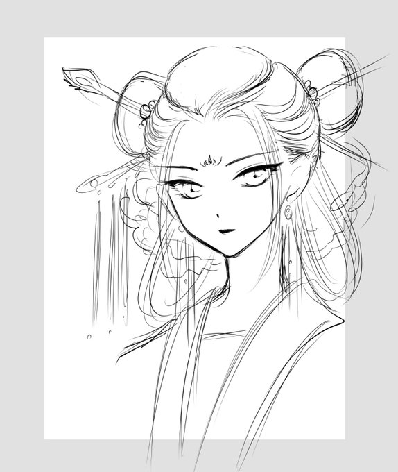 描いて良いと言っていただいたのですぐ描く(*≧▽≦)
見ないでどこまで描けるかチャレンジ(何故)
あとで答え合わせして仕上げます(*≧▽≦)(今日かどうかは不明)
あんだけ見てるのに髪型合ってるか自信ない… 