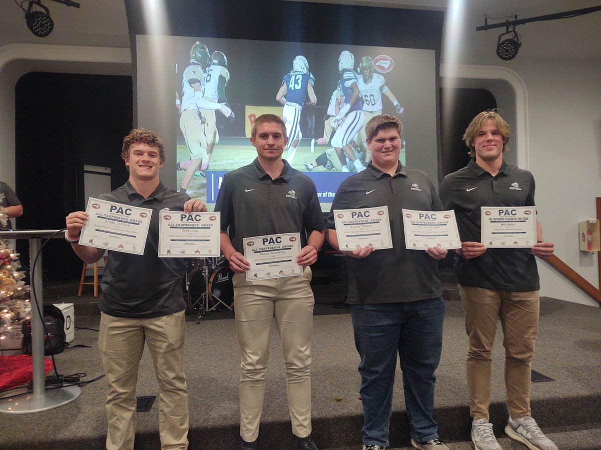All Conference Awards

Running back <a href="/EthanDeVore12/">Ethan DeVore</a> 
Wide receiver <a href="/jaiquan_5/">Jaiquan Clay</a>
Offensive lineman <a href="/PJK70373661/">PJ Knickrehm</a> 
Defensive lineman <a href="/fambryce30/">bryce.thomas_10</a> 
Linebacker <a href="/Nolan_200522/">Nolan_Flemming22</a>
Defensive lineman <a href="/Big_Mack__/">Mack Johnson</a> 

Conference Defensive Player of the Year! <a href="/Big_Mack__/">Mack Johnson</a>