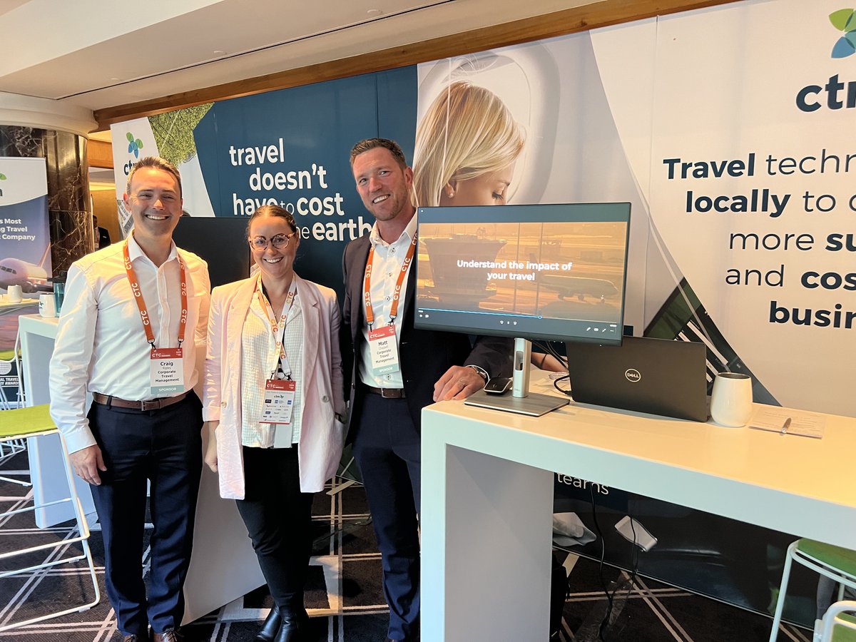 TravelCTM's tweet photo. Day 1 of the @CAPA_Aviation Corporate Travel Community (CTC) Australasia Summit &amp; Sustainability Awards 2022 was fantastic! If you're attending today, be sure to stop by our booth and reconnect with our team! 

#CTCevents #businesstravel https://t.co/xt2lHDgjd8