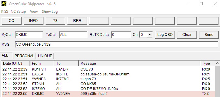 DK9JC's tweet photo. GC ๐ฐ๏ธ RX pt 2: 7 ele arrow handheld out of my window. Not possible to do a QSO that way as the PC is far away. Going back and forth all the time. @kb1pvh ๐บ๐ธ #EA3EA ๐ช๐ธ @st2nh ๐ธ๐ฉ @IK7FMQ ๐ฎ๐นalso seen @2m0sql ๐ด๓ ง๓ ข๓ ณ๓ ฃ๓ ด๓ ฟ https://t.co/nJPi15FYaN