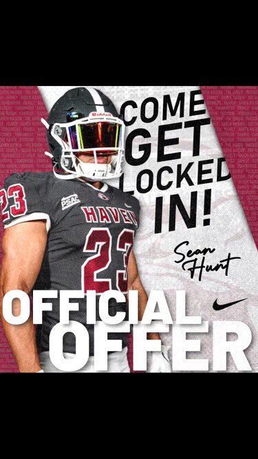 Sean Hunt (@seanhunt26) on Twitter photo After a talk on the phone with <a href="/CoachMattSully/">Matt Sullivan</a> Iām glad to announce I have received my first Division 2 offer at the University of Lockhavenš¦
ā¤ļø After a talk on the phone with <a href="/CoachMattSully/">Matt Sullivan</a> Iām glad to announce I have received my first Division 2 offer at the University of Lockhavenš¦
ā¤ļø