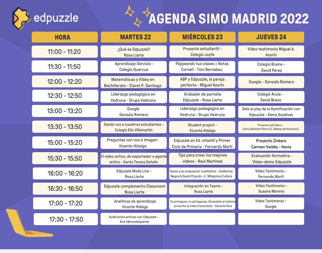 davidpl79's tweet photo. Este miércoles primera toma de contacto con #simo22. El jueves estaré a las 11:30 en el stand de @edpuzzle_es sobre mobile learning en @Colegio_Brains y a las 13:00 con @GoldenmacEDU sobre la implantación del ecosistema Apple en las diferentes etapas. #AppleDistinguishedSchool https://t.co/pmTSeGvVhu