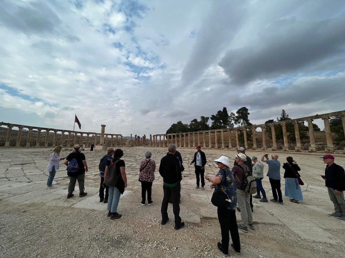 Marion is on tour in Egypt &amp; Jordan! 😍

Starting out in Amman on our 19 day Highlights of Egypt &amp; Jordan small group tour, the group have already explored some incredible sites -- just check out their smiling faces! 

We can't wait to see what else they get up to 🐪