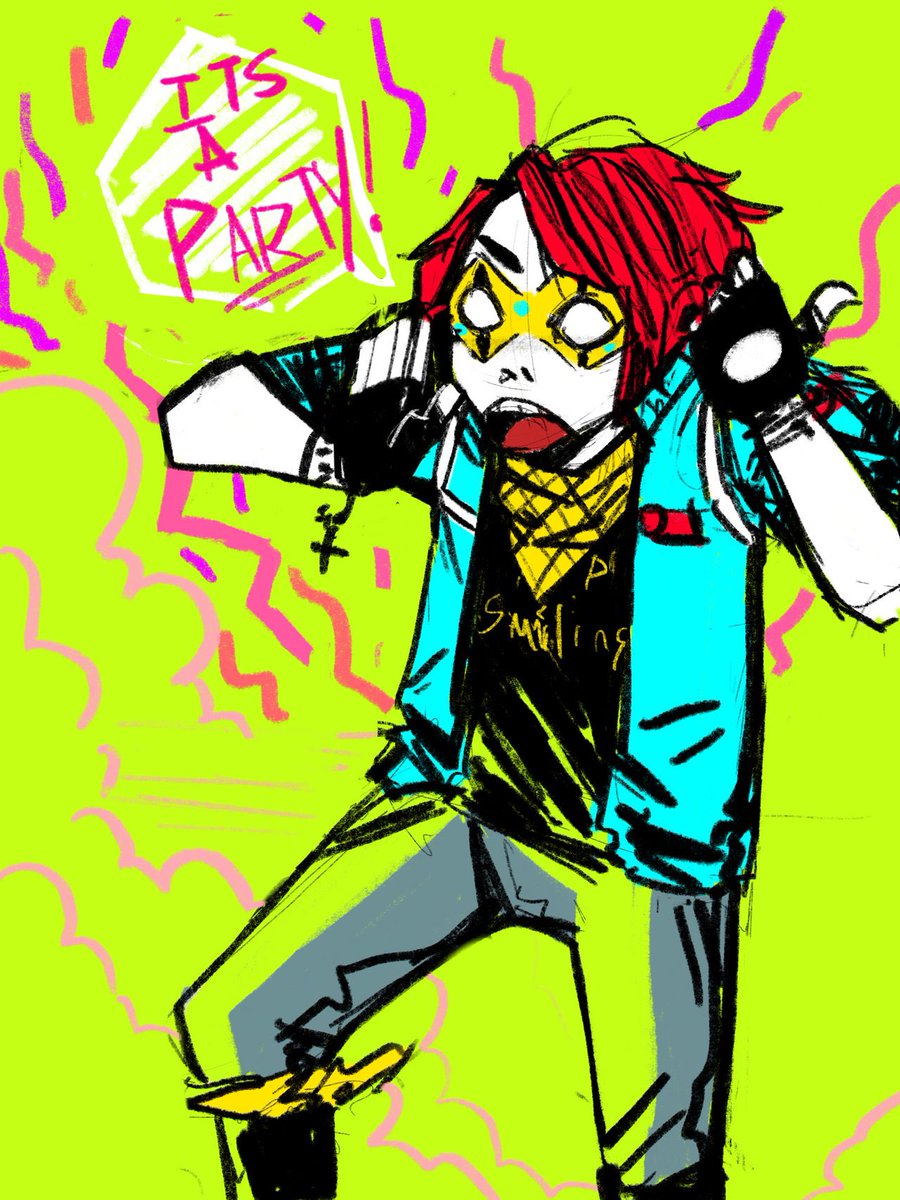 Omg it’s Danger days bday… I had a real thing in my head I wanted 2 draw but I’m a busy guy so have some old things ! It’s a party !!!