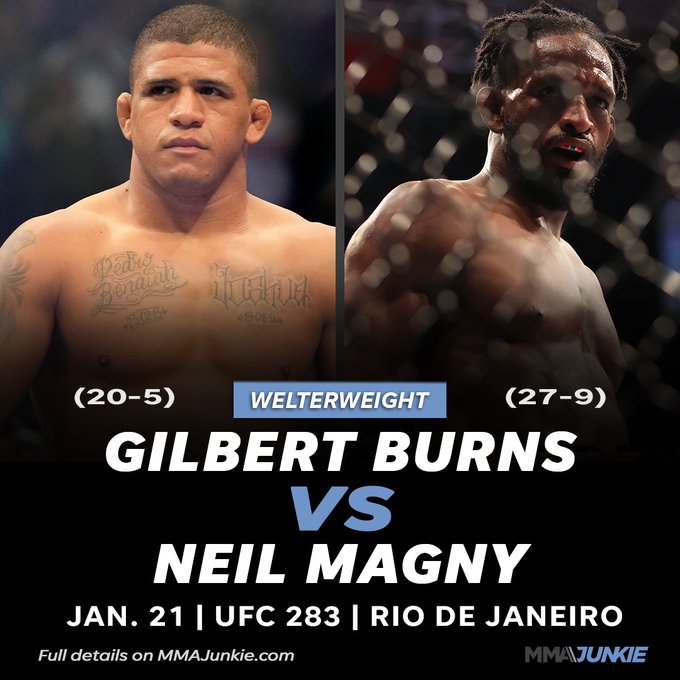 Neil Magny gets the fight he wanted with Gilbert Burns in Brazil. 🇧🇷

 #UFC283 | Full story: 