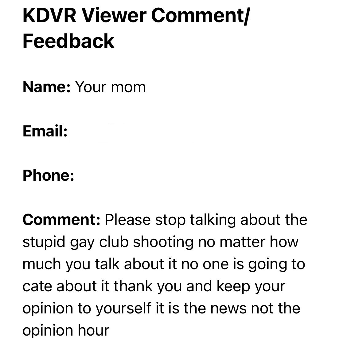 Unfortunately, I have covered mass shootings multiple times in my career. This is the first time I can recall getting message after message from viewers like this.