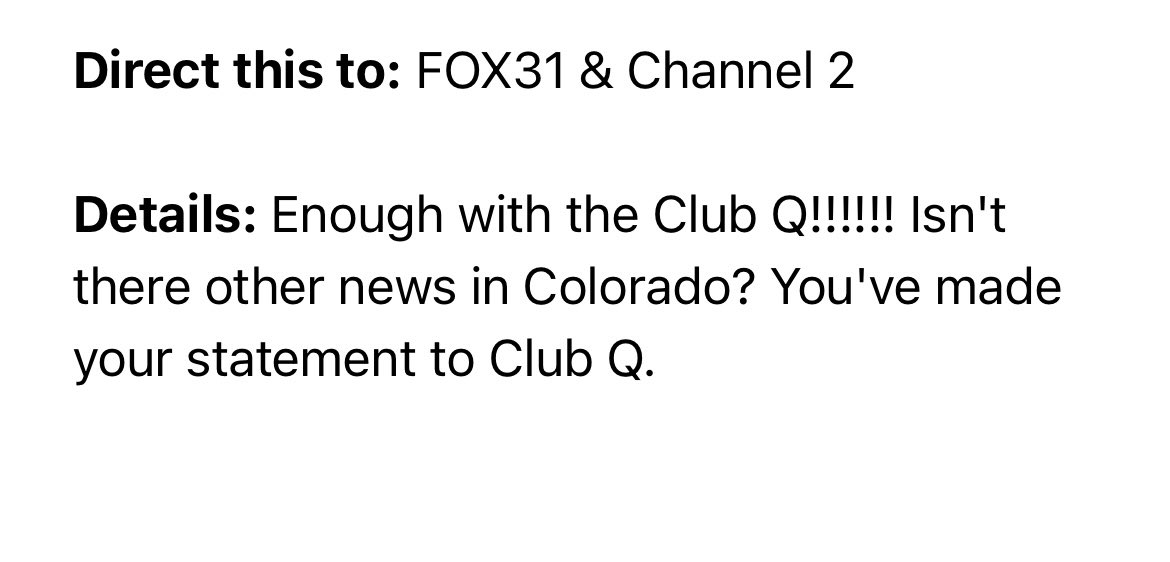 Unfortunately, I have covered mass shootings multiple times in my career. This is the first time I can recall getting message after message from viewers like this. 