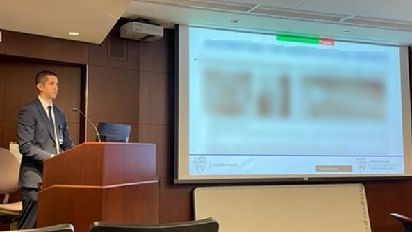 MayoOSAIL (@mayo_osail) on Twitter photo Shout out to <a href="/CodyWylesMD/">Cody Wyles</a> who gave an excellent presentation at Mayo Clinic's #OrthopedicSurgery Grand Rounds about #Artificial_Intelligence ..... "The #future is now"
<a href="/MayoHipandKnee/">Mayo Clinic Hip and Knee Reconstruction Fellowship</a> <a href="/MayoOrthoRes/">Mayo Orthopedic Residency</a> <a href="/MayoOrthoTrauma/">Mayo Clinic Orthopedic Trauma Service</a> <a href="/MayoOrtho/">Mayo Sports Research</a> <a href="/MayoLeadNMentor/">Mayo Ortho Residents Leadership & Mentorship Group</a> Shout out to <a href="/CodyWylesMD/">Cody Wyles</a> who gave an excellent presentation at Mayo Clinic's #OrthopedicSurgery Grand Rounds about #Artificial_Intelligence ..... "The #future is now"
<a href="/MayoHipandKnee/">Mayo Clinic Hip and Knee Reconstruction Fellowship</a> <a href="/MayoOrthoRes/">Mayo Orthopedic Residency</a> <a href="/MayoOrthoTrauma/">Mayo Clinic Orthopedic Trauma Service</a> <a href="/MayoOrtho/">Mayo Sports Research</a> <a href="/MayoLeadNMentor/">Mayo Ortho Residents Leadership & Mentorship Group</a>