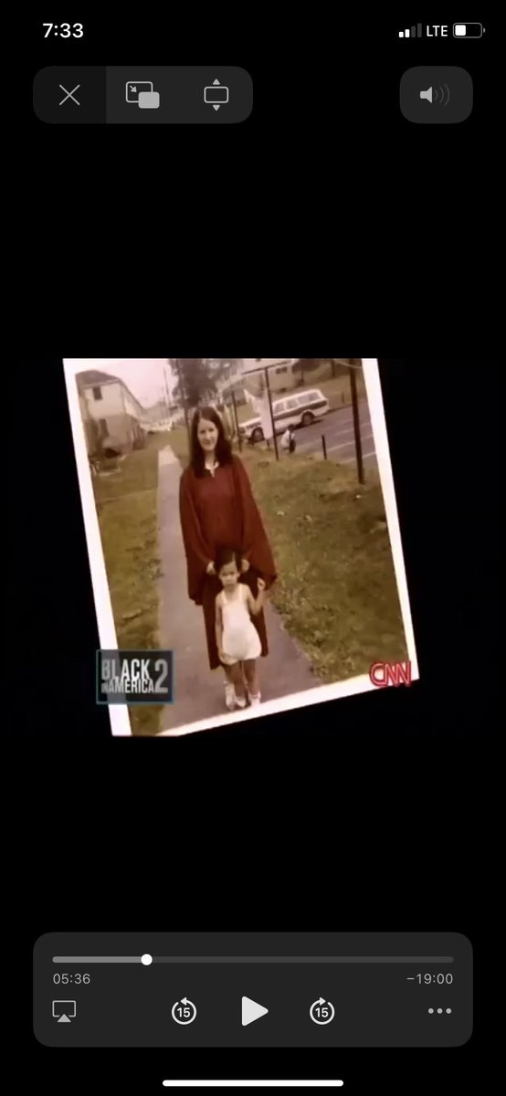 DrStevePerry's tweet photo. My mother and me going to her high school graduation. She was 18. I was 2. Peep the part though. I’m not new to this. I’m true to this. @CNN ⁦@soledadobrien⁩ https://t.co/ZWEUKu6IaZ