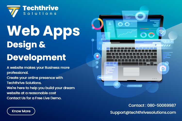 uxturm's tweet image. As an experienced #webapplicationdevelopment service provider, #TechthriveSolutions deliver functional and visually compelling business solutions.
Reach us +91-8050069987
And visit our website
techthrivesolutions.com
#webappdevelopmentBangalore #webapplication #mobileapp