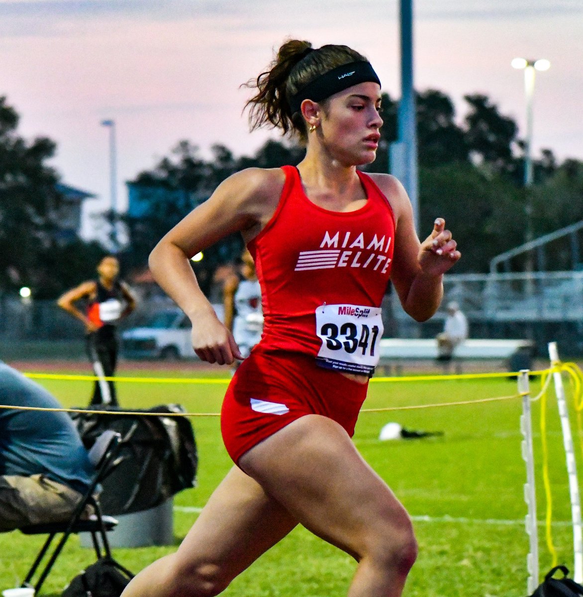Sophomore Lucia Castillo-Rios ran a PR in the 800m running 2:23.33 at the @flmilesplit PR Festival to jump start her 2023 track season! 

Lucia will be looking to make an impact from the 400m to the 1600m to highlight her versatility 🏃‍♀️ 
---
#track #trackandfield #usatf #aau