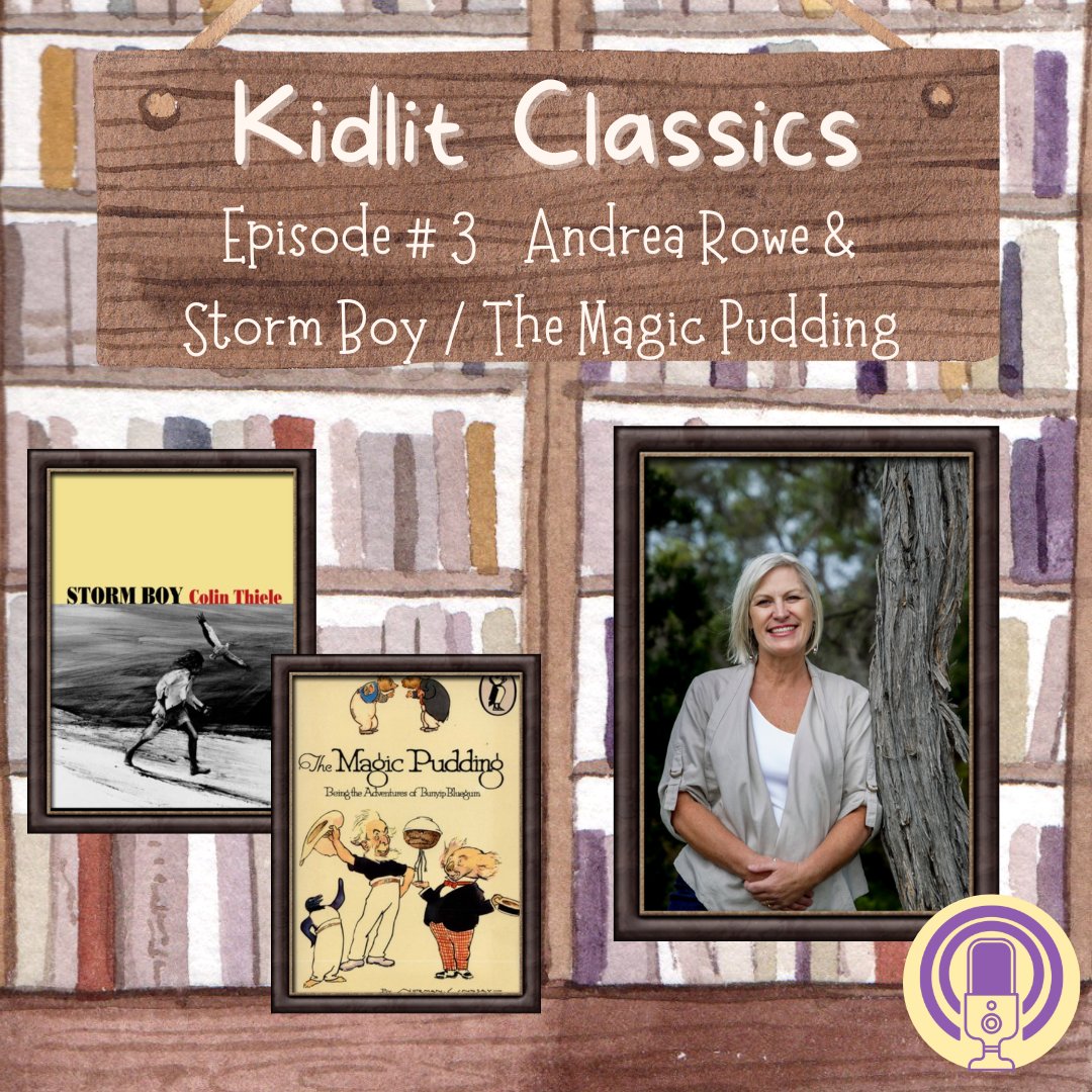 SamEllenB's tweet photo. Episode 3 now live! @AndreaRowe_au chats about Aussie classics #StormBoy &amp; #TheMagicPudding. We explore early reading experiences, coastal connections, and the legacy of these two books.
Available below or wherever you get your podcasts.

https://t.co/rEqU0PyCoQ https://t.co/eHnb7dJHlk