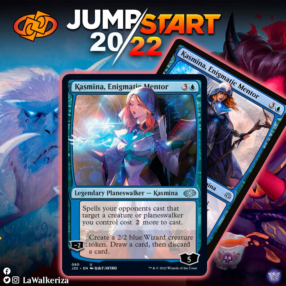 LWalkeriza's tweet photo. #LaWalkeriza
#MTGHispano #MTGspoilers #MTG #MagicTheGathering #JumpStart2 #MTGJ22 https://t.co/TY3MGfvMKr