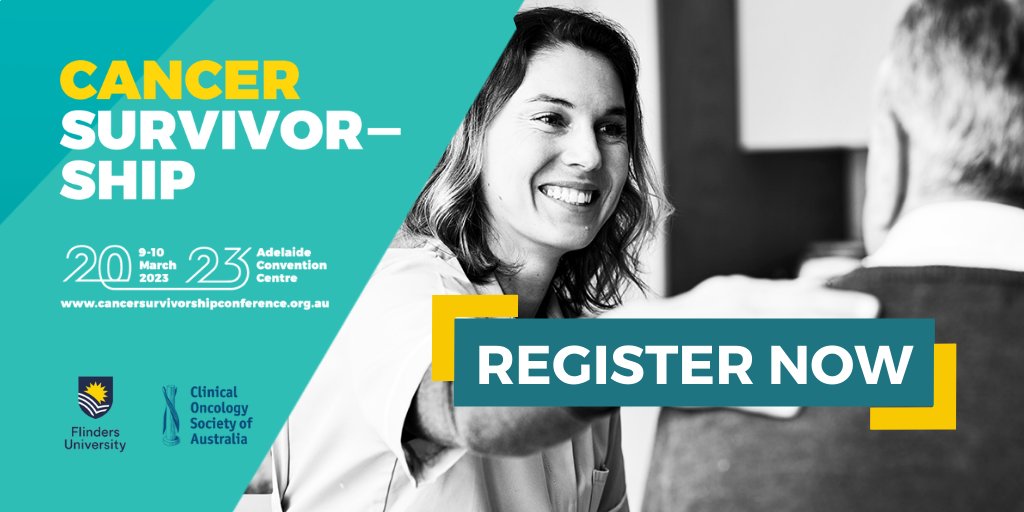 📅 Planning your 2023 calendar? Register for the 6th national COSA & @Flinders Cancer Survivorship Conference in Adelaide in March. The program showcases innovation in survivorship care, research & policy. ✅ bit.ly/3sai0LG ✅ @bogda_koczwara @COSA_Surviv
