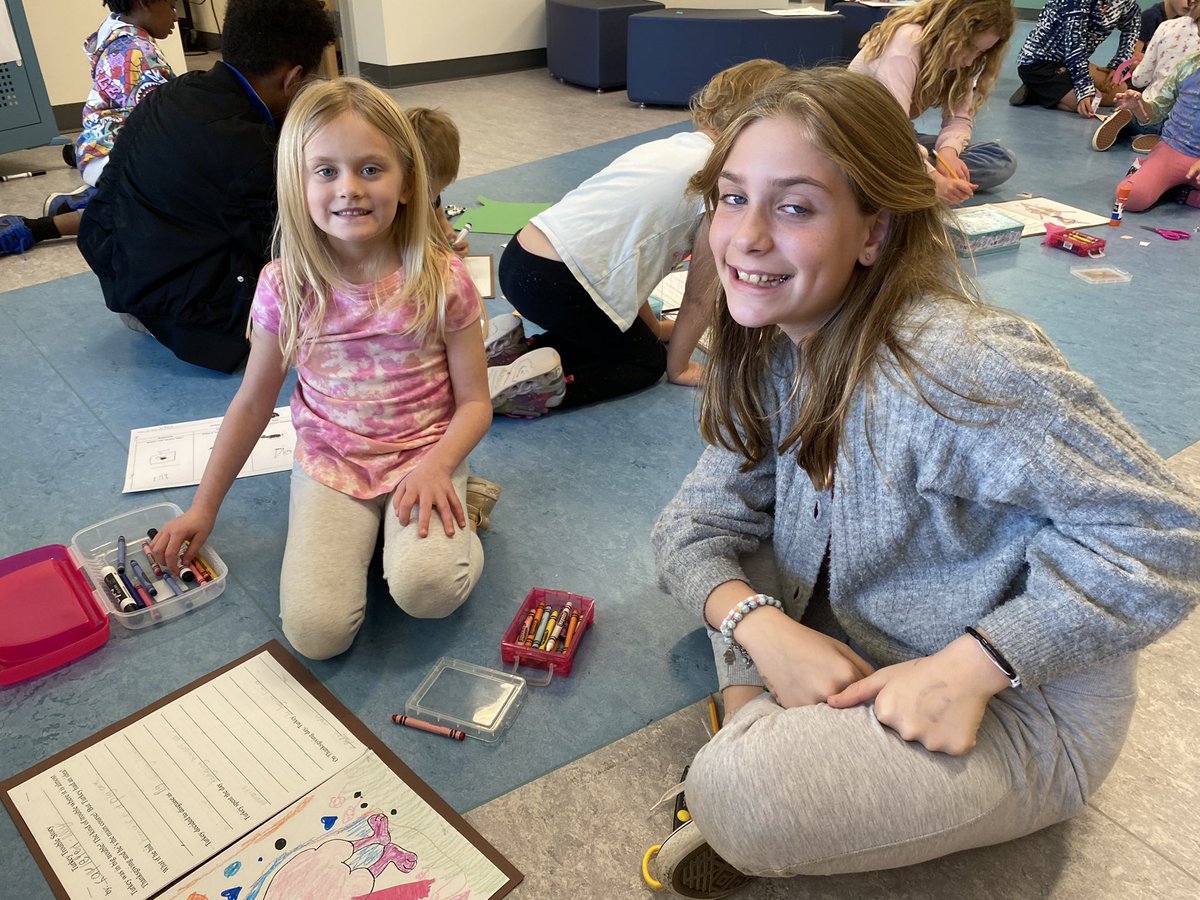 BrewersKClass's tweet photo. Our 5th grade buddies wrote a story about our disguised turkeys. We cannot wait to work with @em__lyons class again! @mmthomps @mbd_lead2learn @TESSeagulls https://t.co/AzER5vL4NL