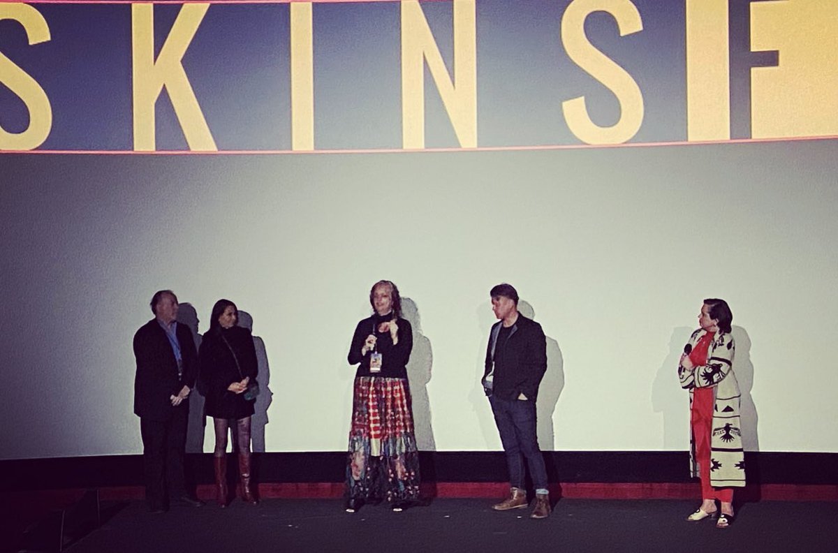 phillips_faith's tweet photo. It’s amazing what @AllianceNative and @LASKINSFEST do for #NativeStorytellers This week was beyond belief, pitching to studio execs, meeting other talented storytellers, and celebrating our collective accomplishments. Wado, Ian, Patricia, Eddie, Nicole, et al! #okienoir https://t.co/L6Qz61rtkb