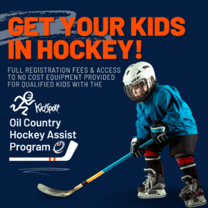 Below is a picture that highlights an example of how the Edmonton Oilers have partnered with KidSport Alberta to provide youth hockey in Alberta at a more affordable cost. For more info visit confedhockey.org/players/kidspo…