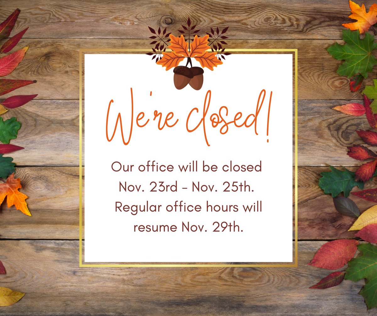 The ACBDD will be closed November 23rd-November 25th. If you are someone we support who needs immediate assistance please call 440-812-0553 to speak with the SSA on-call. We will reopen at 8:00 AM on Monday, November 28th.