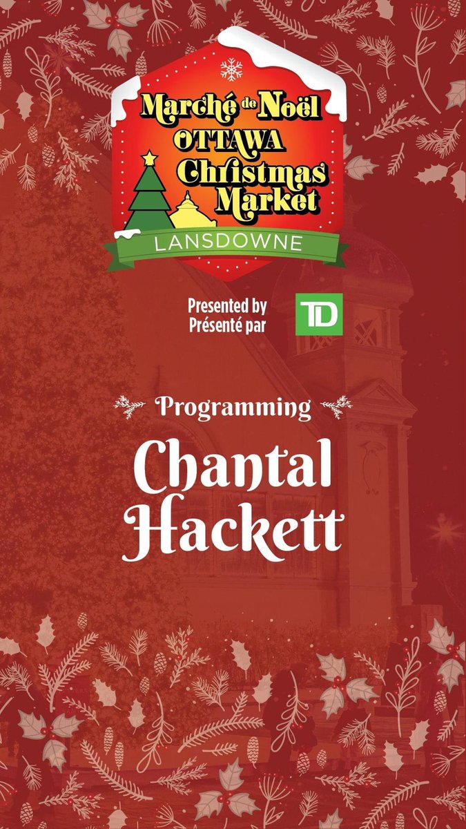Chantal_Hackett's tweet photo. 4 more sleeps...see you all this Saturday at 8:30PM-10PM at the @ottawaxmasmkt on the Casino Lac Lemay Stage!
Best part - completely FREE and it's looking like a nice night out!
INFO:  https://t.co/Don7DPgar8 https://t.co/dJer7I7KSt