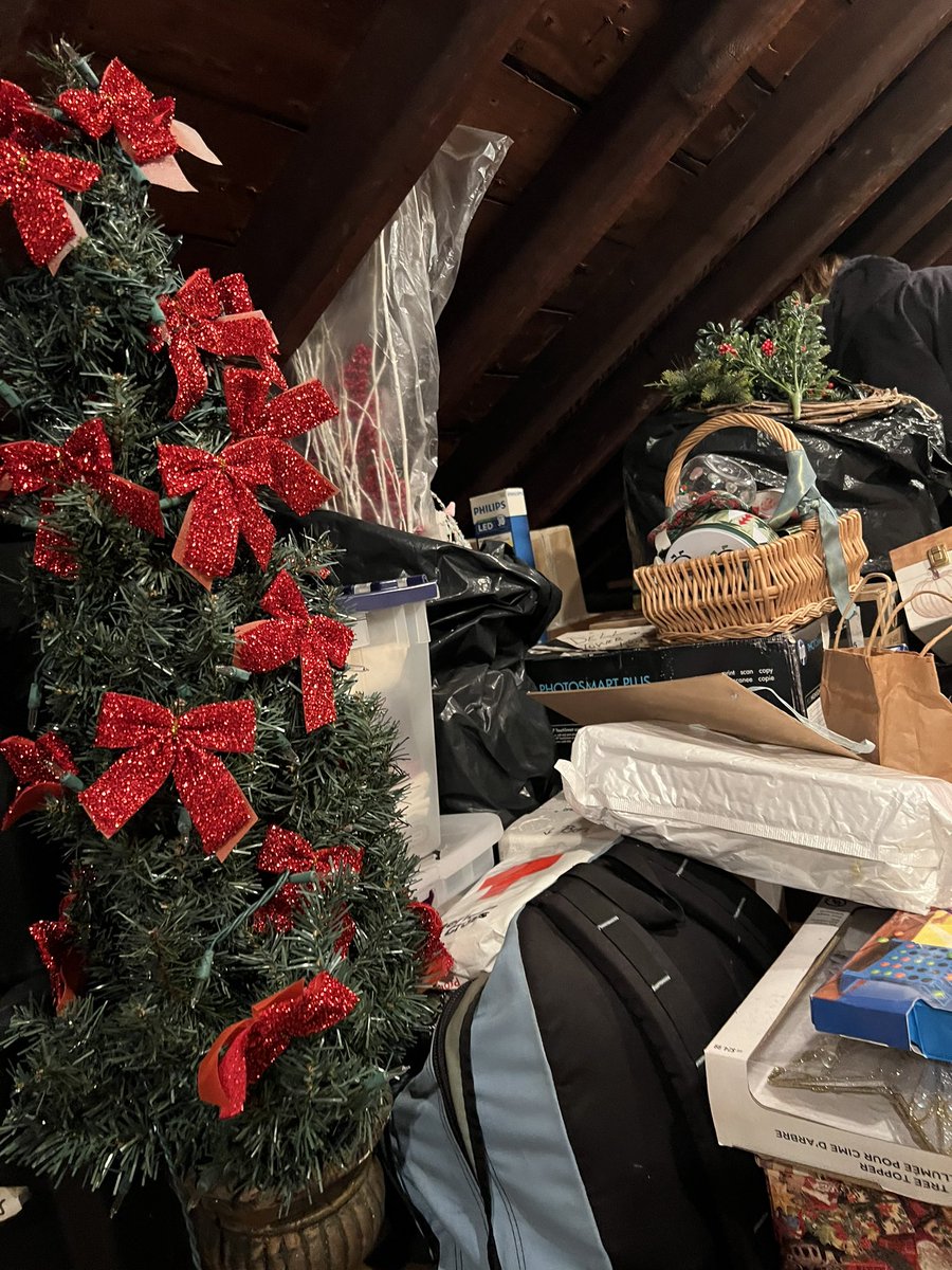 thehazelbelle's tweet image. And so the decorations attic hunt begins 
#itsbeginningtolookalot