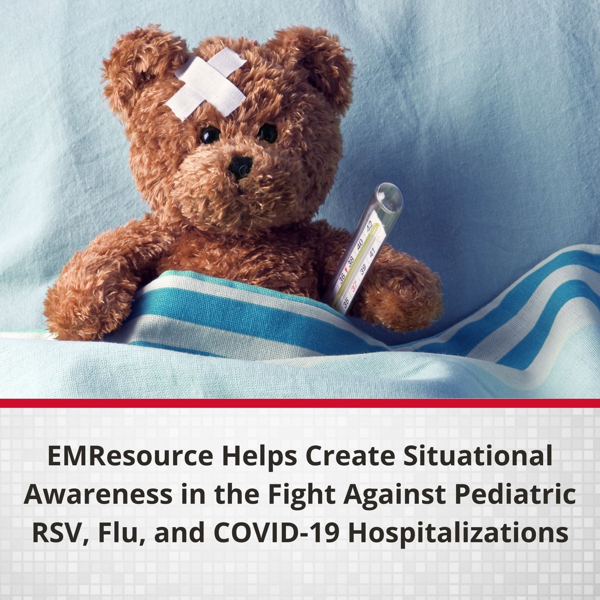juvarecorp's tweet photo. Recent surges in pediatric hospitalizations have stressed hospital capacity throughout the US. Click on the link below to learn how Juvare clients are using #EMResource to create a common operating picture for pediatric healthcare facilities. #publichealth https://t.co/qqPynKE29N https://t.co/STG58ecnpn