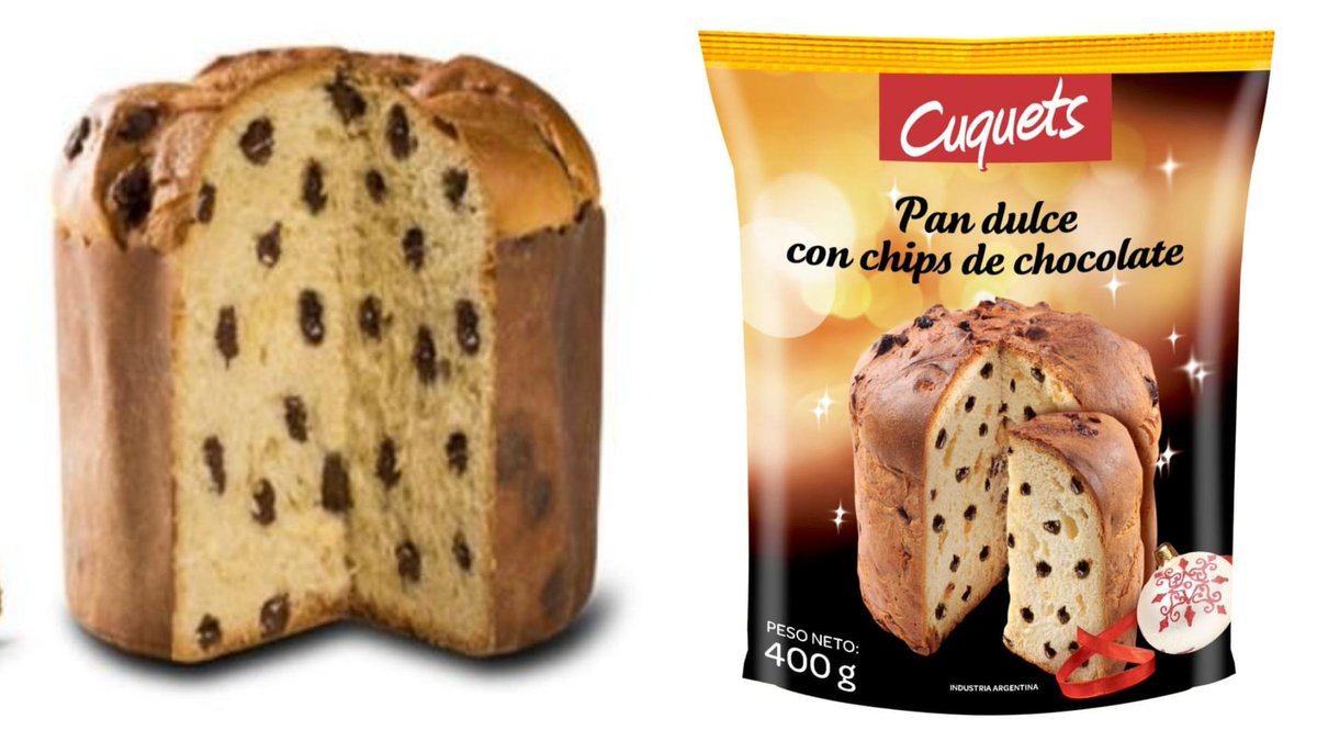 Pan dulce con chips de chocolate QUIERO MIL DE ESTOS