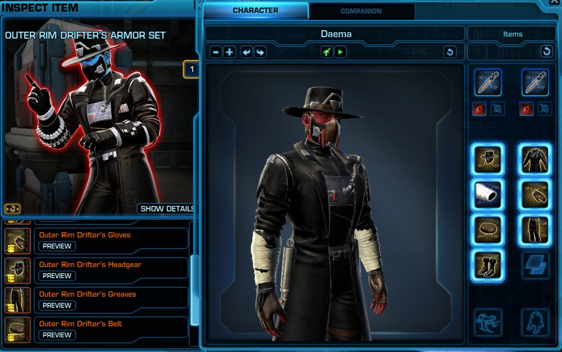 Swtorista on Twitter "For you Cad Bane wierdos there's also a nicely